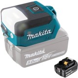 Makita DML817 + BL1830B - Lampa + Acumulator Li-Ion 18 V 3 Ah