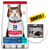 Cumpara ieftin Hill&amp;#039;s Science Plan Feline Mature Adult 7+ Tuna 10 kg + Tickless Pet GRATUIT, Hill&#039;s