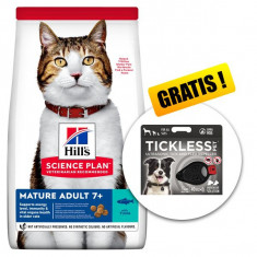 Hill&#039;s Science Plan Feline Mature Adult 7+ Tuna 10 kg + Tickless Pet GRATUIT