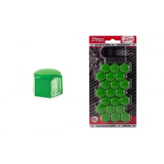 Set capace prezoane 17 mm, culoare Verde