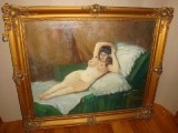 Tablou Nud Zorad Geza nu trimit ramburs, Ulei, Impresionism