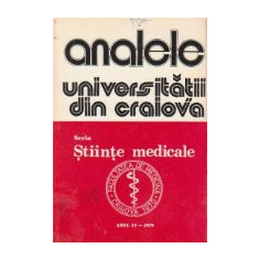 Analele Universitatii din Craiova, Seria Stiinte Medicale, Vol. IV-1979