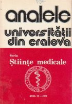 Analele Universitatii din Craiova, Seria Stiinte Medicale, Vol. IV-1979 foto