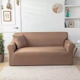 Cumpara ieftin Husa Canapea 2 Locuri Elastica Moderna, Maro deschis - EAT541