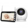 Baby monitor cu rotatie, 360 de grade, pentru camera copilului,bidirectional