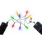 Cablu de incarcare USB pentru smartphone cu lumini LED RGB - Lightning Micro-USB USB type C 90cm Goobay 60339