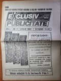 Ziarul exclusiv publicitate aprilie 1990 - ziar de anunturi si reclame
