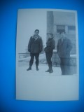 HOPCT 456 F-GRUP LA SINAIA-PROF.AC.SERBAN DRAGOMIRESCU-FOCSANI-FOTOGRAFIE TIP CP, Romania de la 1950, Sepia, Portrete