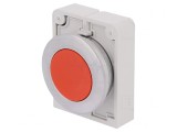 Comutator apăsare 30mm roșu M30C-FD-R
