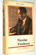 Nicolae Titulescu - Ion M. Oprea foto