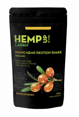 IMUNO SHAKE PROTEIC DE CANEPA CU CATINA ECO 300g CANAH foto