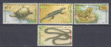 MOLDOVA 2005 FAUNA REPTILE SERIE MNH, Nestampilat