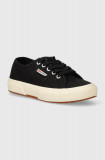 Superga tenisi 2750-COTU CLASSIC femei, culoarea negru, S000010