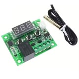Termostat Digital Universal 12V W1209 cu Releu 20A și Sondă pentru Control Temperatură
