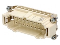 Conector HDC Han E&reg; High Temp 16B Tată 16 PIN-uri