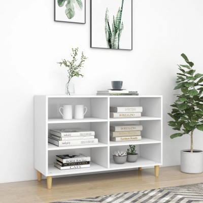 Gossi servanta, alb, 103,5x35x70 cm, lemn compozit foto