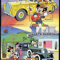 DB1 Disney Redonda Masini de Epoca 2 x SS MNH