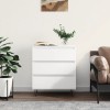 Gossi servanta, alb, 60x35x70 cm, lemn prelucrat