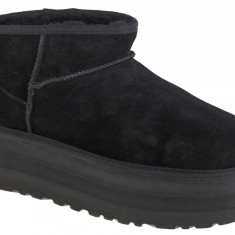 Cizme de iarna UGG Classic Ultra Mini Platform 1135092-BLK negru