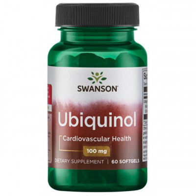 Ubiquinol Kaneka 100 miligrame 60 capsule Swanson foto