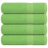 VidaXL Prosoape de baie 4 buc Verde mere 100x150cm 360g/m&sup2; 100% bumbac