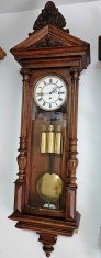Ceas de perete cu pendula si 3 greutati Viena Regulator