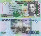 Sao Tome &amp; Principe 100000 Dobras 2013 UNC Bancnota Africa Neutilizata