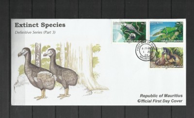 MAURITIUS 2024 FAUNA PASARI FDC foto