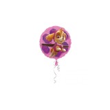 Balon folie, Patrula Catelusilor, Pink Skye 18 inch, 46 cm