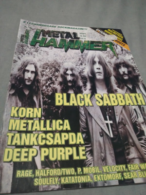 REVISTA METAL HAMMER NR.105 +POSTER foto