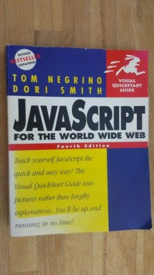 JavaScript for the world wide web- Tom Negrino, Dori Smith foto