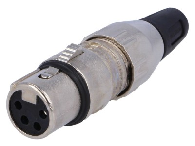 Conector XLR Mamă 4 Pin, 10A foto