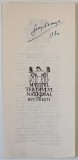 MUZEUL TEATRULUI NATIONAL BUCURESTI , SCURT ISTORIC de SILVIA CUCU ... GEORGE FRANGA *SEMNATURA