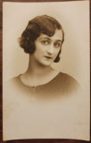 Portret domnisoara// foto tip CP, Julietta Bucarest 1929