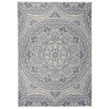 Cumpara ieftin Covor de exterior, model albastru, 120x170 cm, țesătură plată