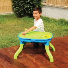 vidaXL Masa cu nisip ?i apa 3 in 1 pentru copii, 67,5x52x38 cm, PP foto