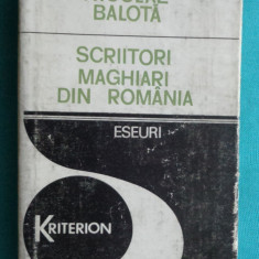 Nicolae Balota – Scriitori maghiari din Romania 1920 – 1980