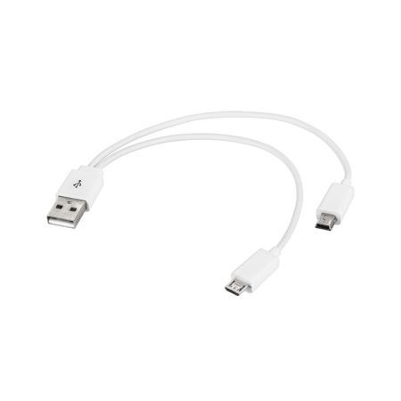 Cablu adaptor USB la mini USB si micro USB