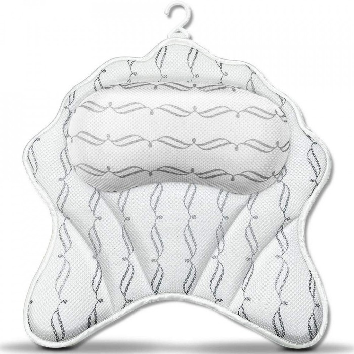 Perna ergonomica pentru cada 3D Mesh, cu prindere in 6 ventuze, 45X45X7cm