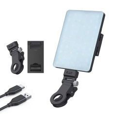 Lampa LED pentru Poze, Selfie-uri, 5W cu 60 Leduri, 2000 mAh, cablu USB tip C foto
