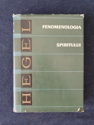 G.W.F. Hegel &amp;ndash; Fenomenologia spiritului foto