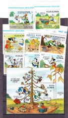 DISNEY 1986 LP.1154 MNH + 8 TIMBRE MNH