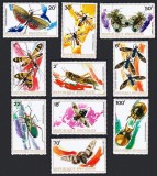 Rwanda 1973 - Insecte, fauna, serie neuzata