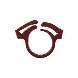 Cumpara ieftin Set 100 x Clips din plastic pentru teava picurare 16 mm, NR-7433, maro