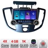 Navigatie Ford Transit 2015-2020 Edotec 4+64 10.5 inch Incell 1K android Wifi 5Ghz gps internet kit-turneo-custom CarStore Technology