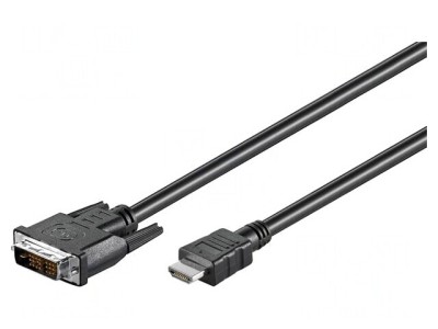 Cablu HDMI 1.4 la DVI-D 5m Negru foto