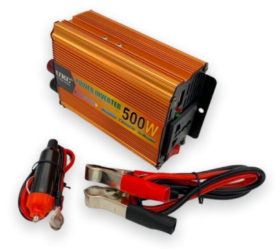 Invertor auto pentru alimentarea echipamentelor electrice , 12V 220V , Port USB foto