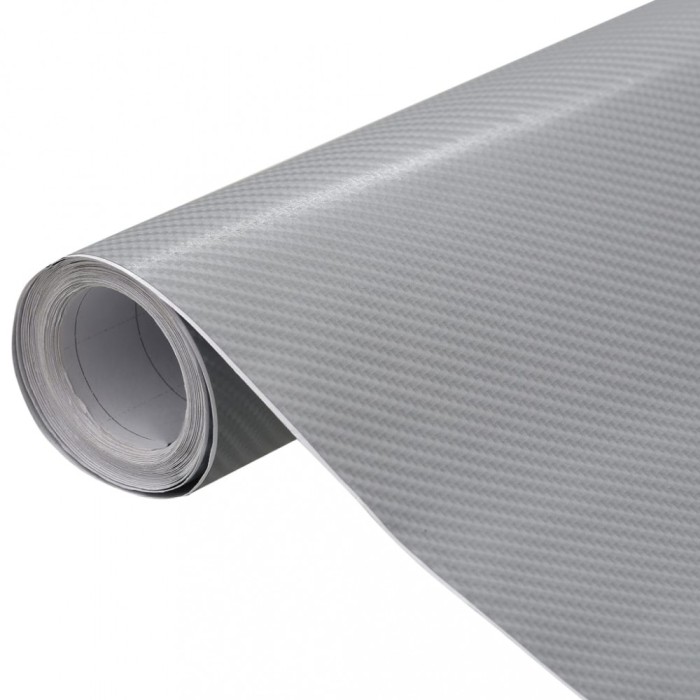vidaXL Folii auto 4D, 2 buc., argintiu, 100x150 cm