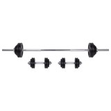 Set Gantere si Haltere inSPORTline 50 kg FitLine Training