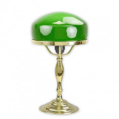 Lampa Banker din alama masiva cu abajur verde deosebit FZ-131